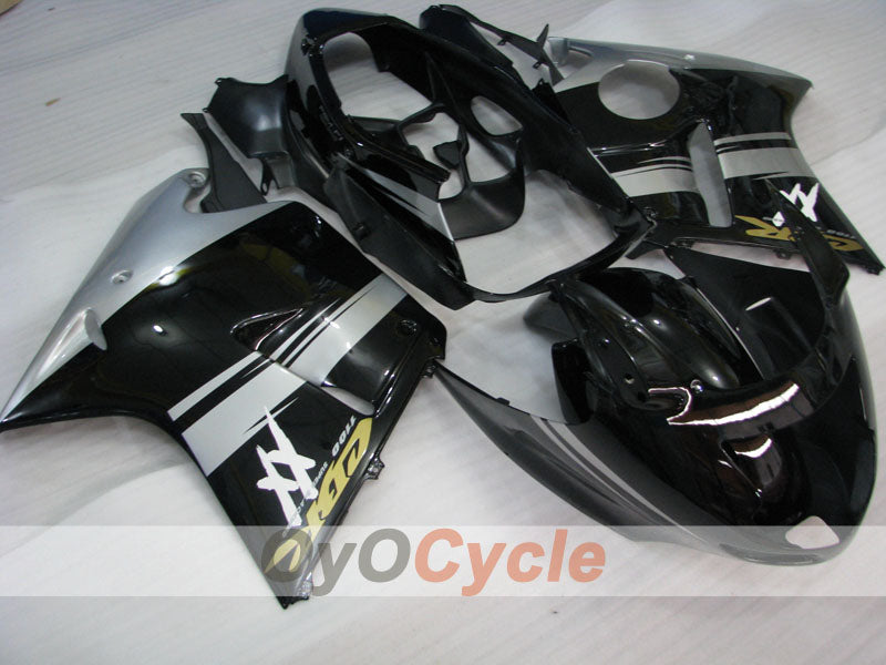 Kit de carénages à injection pour CBR1100XX 96-07 - Noir, argenté - Style d'origine #OYO87902813 Image secondaire du produit