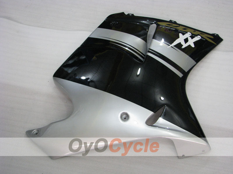 Kit de carénages à injection pour CBR1100XX 96-07 - Noir, argenté - Style d'origine #OYO87902813