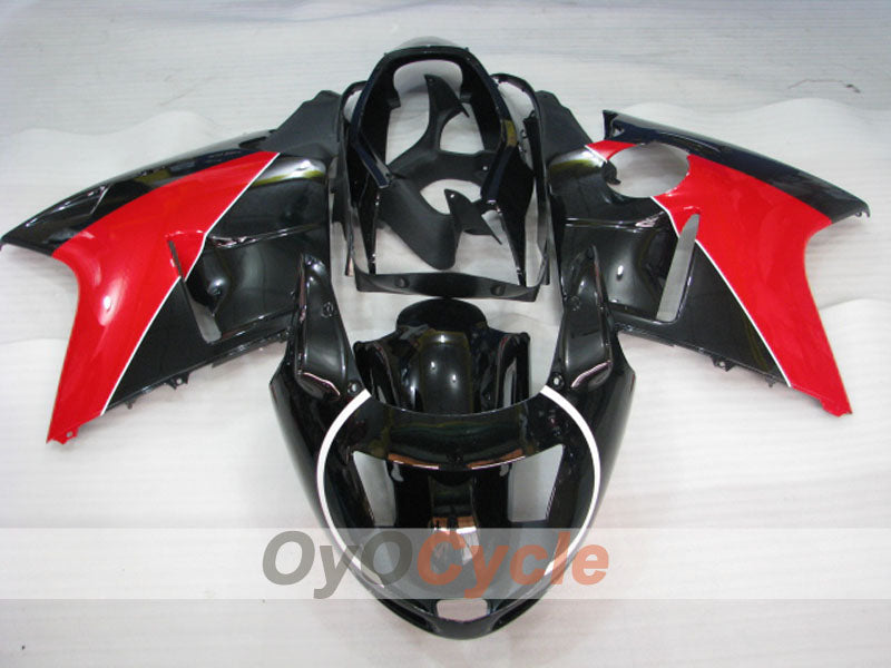 Kit de carénages à injection pour CBR1100XX 96-07 - Rouge, noir - Style d'origine #OYO87902814