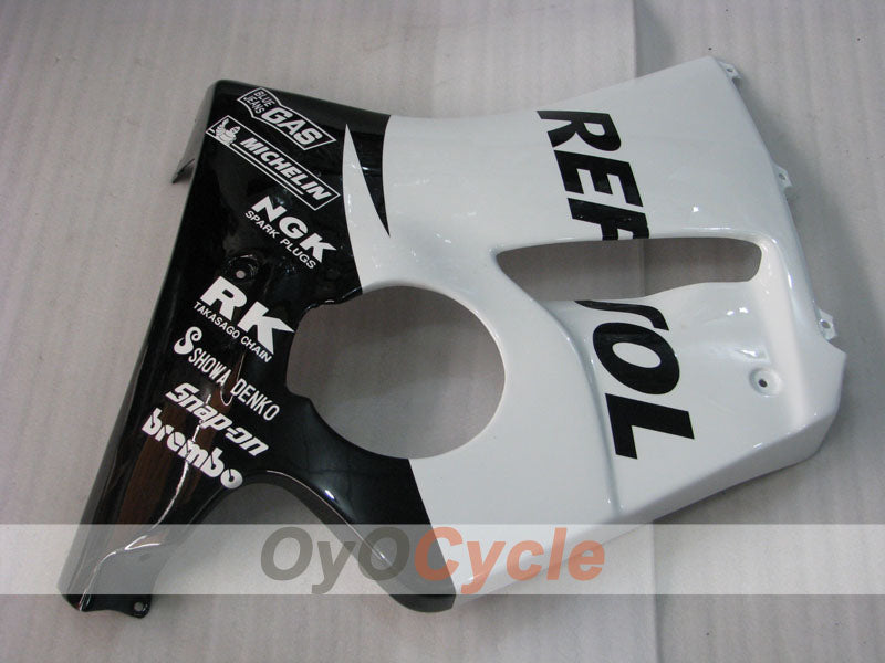 Kit de carénages à injection pour CBR1100XX 96-07 - Blanc, noir - Repsol #OYO87902817