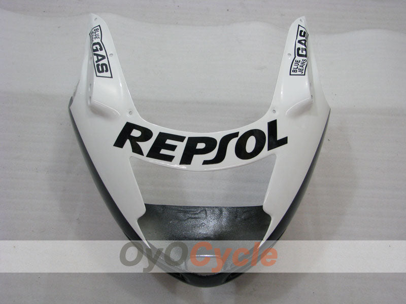 Kit de carénages à injection pour CBR1100XX 96-07 - Blanc, noir - Repsol #OYO87902817