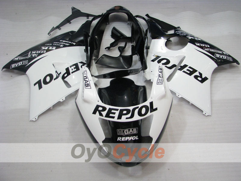 Kit de carénages à injection pour CBR1100XX 96-07 - Blanc, noir - Repsol #OYO87902817 Image secondaire du produit
