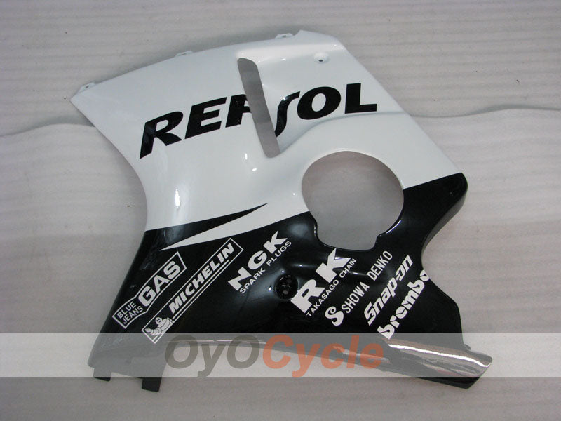 Kit de carénages à injection pour CBR1100XX 96-07 - Blanc, noir - Repsol #OYO87902817