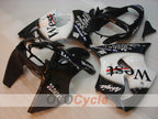 Kit de carénage à injection pour NINJA ZX-6R 00-02 - Blanc, Noir - MICHELIN, West #OYO87902818
