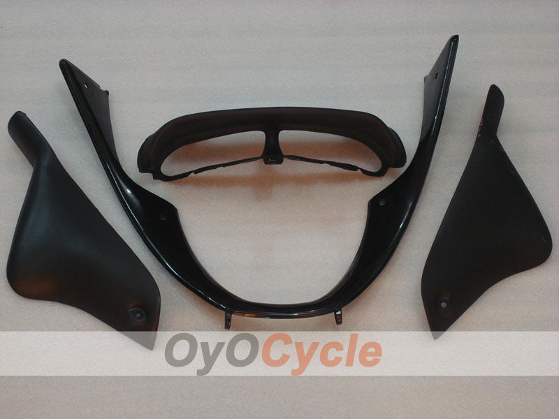 Kit de carénage à injection pour NINJA ZX-6R 00-02 - Blanc, Noir - MICHELIN, West #OYO87902818