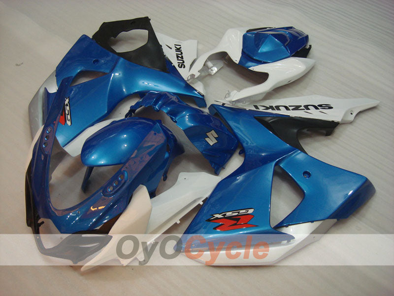Kit de carénage à injection pour GSX R1000 09-16 - Bleu, Blanc - Style d'origine #OYO87902873
