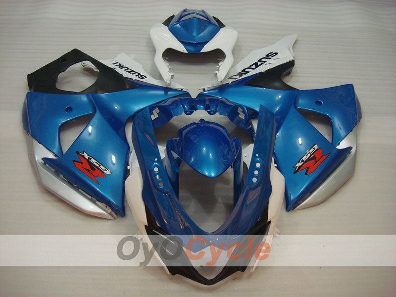 Kit de carénage à injection pour GSX R1000 09-16 - Bleu, Blanc - Style d'origine #OYO87902873