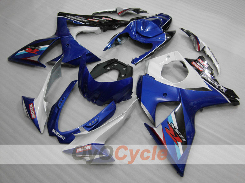 Kit de carénage à injection pour GSX R1000 09-16 - Bleu, Blanc - Style d'origine #OYO87902875 Image secondaire du produit