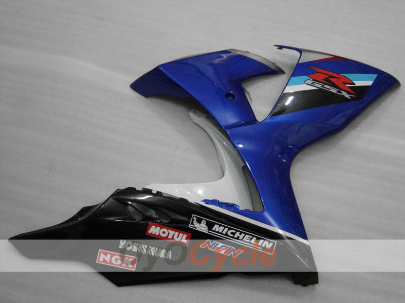 Kit de carénage à injection pour GSX R1000 09-16 - Bleu, Blanc - Style d'origine #OYO87902875