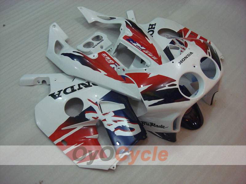 Kit de carénage à injection pour CBR250RR 90-94 - Rouge, Blanc - Fireblade #OYO87902938
