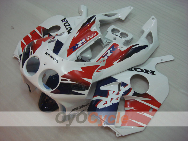 Kit de carénage à injection pour CBR250RR 90-94 - Rouge, Blanc - Fireblade #OYO87902938