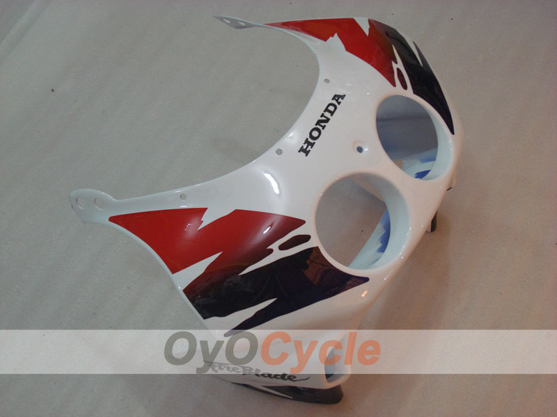 Kit de carénage à injection pour CBR250RR 90-94 - Rouge, Blanc - Fireblade #OYO87902938