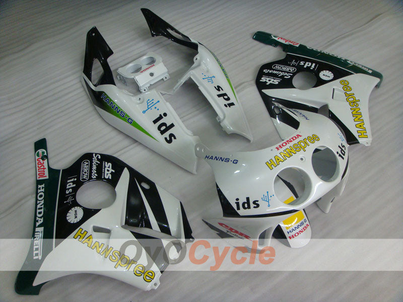 Kit de carénage à injection pour CBR250RR 90-94 - Blanc, Noir - HANN Spree #OYO87902952
