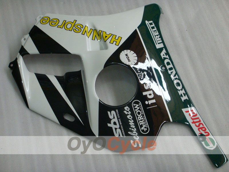 Kit de carénage à injection pour CBR250RR 90-94 - Blanc, Noir - HANN Spree #OYO87902952