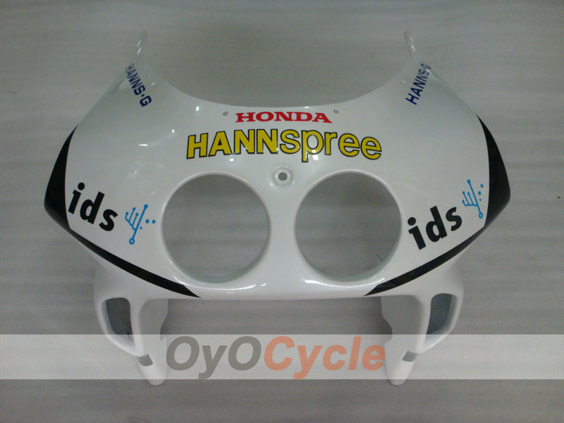 Kit de carénage à injection pour CBR250RR 90-94 - Blanc, Noir - HANN Spree #OYO87902952