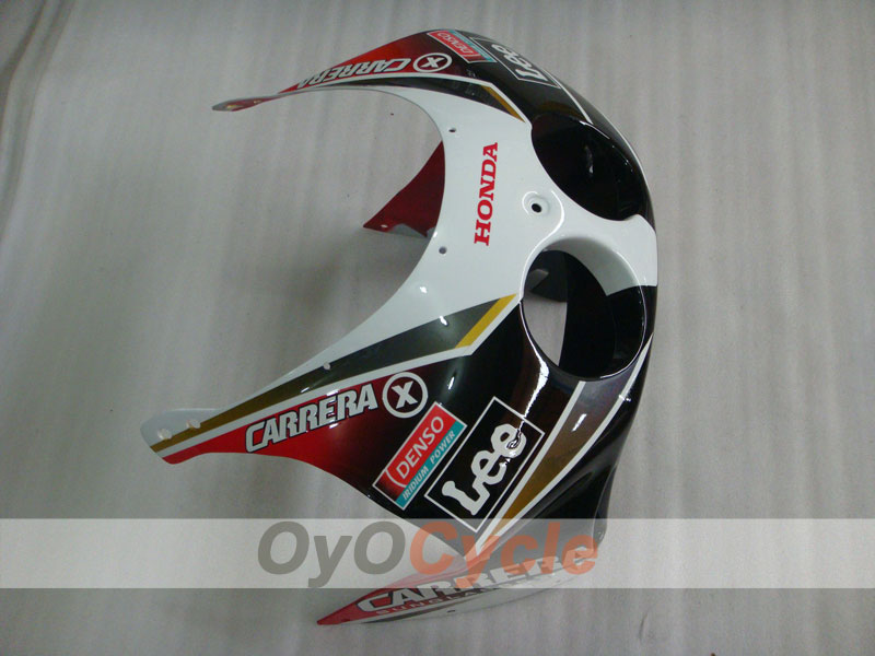 Kit de carénages injection pour CBR250RR 90-94 - Rouge, Blanc - Lee #OYO87902954