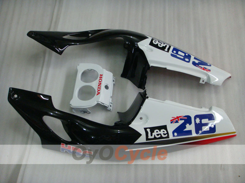 Kit de carénages injection pour CBR250RR 90-94 - Rouge, Blanc - Lee #OYO87902954