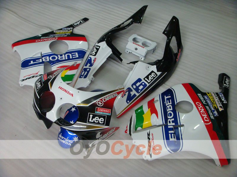 Kit de carénages injection pour CBR250RR 90-94 - Rouge, Blanc - Lee #OYO87902954 Image secondaire du produit
