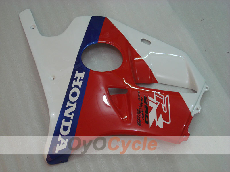 Kit de carénages injection pour CBR250RR 90-94 - Rouge, Blanc - Style usine #OYO87902961