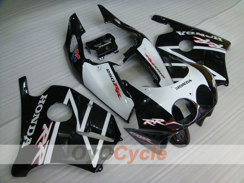 Kit de carénages injection pour CBR250RR 90-94 - Blanc, Noir - Style usine #OYO87902962