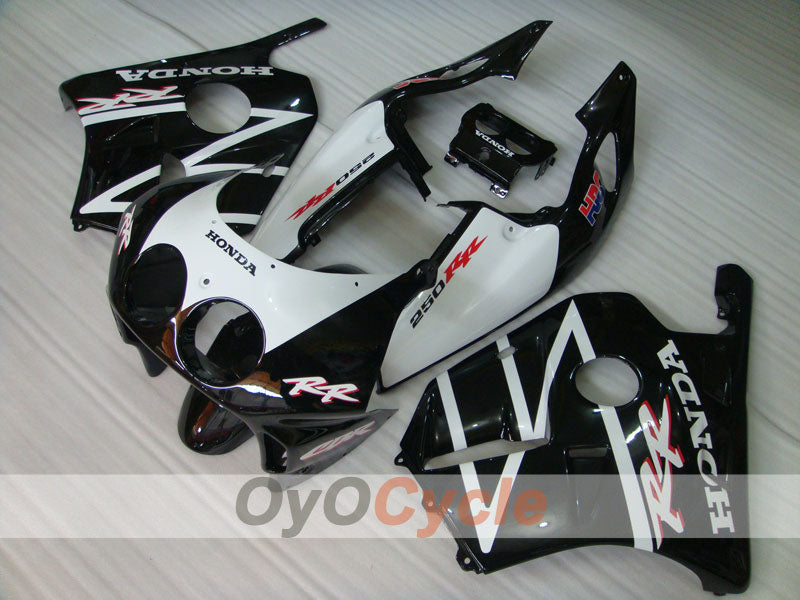 Kit de carénages injection pour CBR250RR 90-94 - Blanc, Noir - Style usine #OYO87902962 Image secondaire du produit