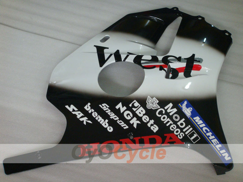 Kit de carénage pour CBR250RR 90-94 - Blanc, noir - West #OYO87902973