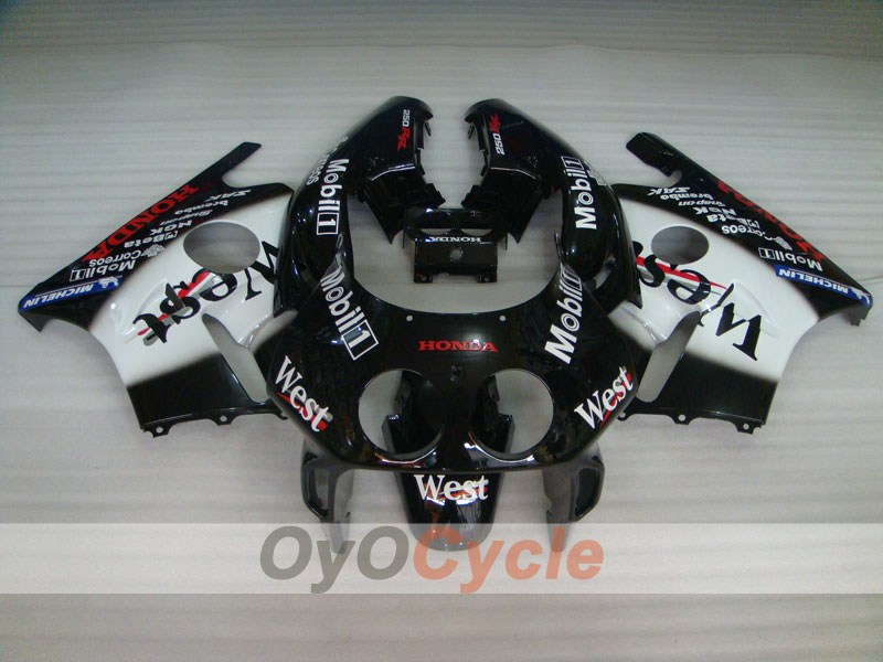 Kit de carénage pour CBR250RR 90-94 - Blanc, noir - West #OYO87902973