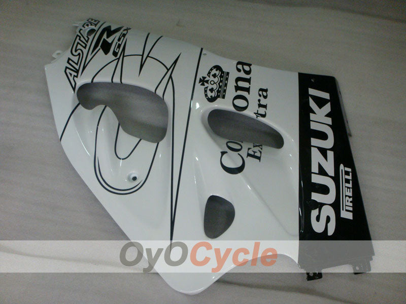 Kit de carénage pour Suzuki GSXR750 96-99 - Blanc, noir - Corona, MOTUL #OYO87902989