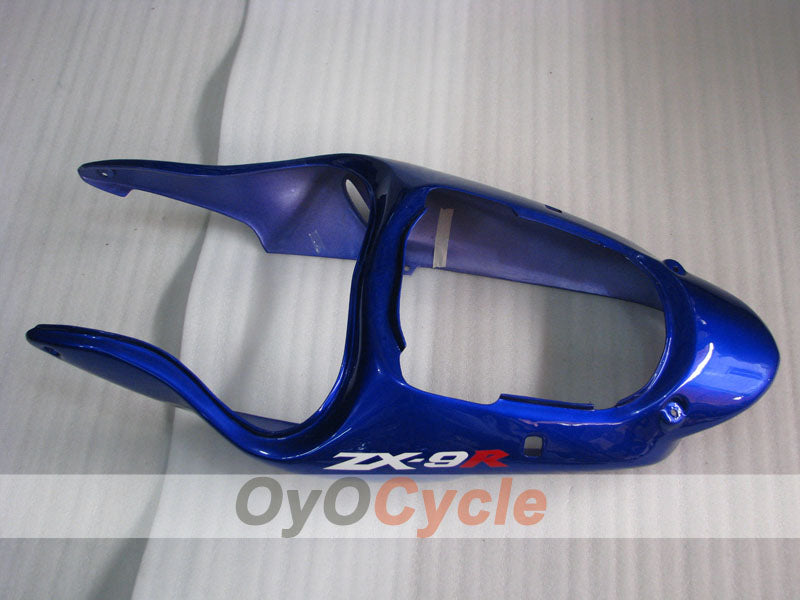 Kit de carénage pour NINJA ZX-9R 98-99 - Bleu, argenté - Flamme #OYO87903007