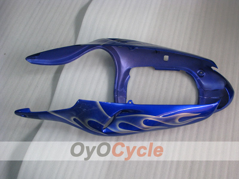 Kit de carénage pour NINJA ZX-9R 98-99 - Bleu, argenté - Flamme #OYO87903007