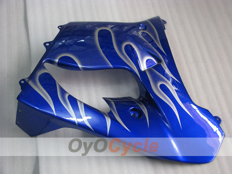 Kit de carénage pour NINJA ZX-9R 98-99 - Bleu, argenté - Flamme #OYO87903007