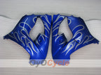 Kit de carénage pour NINJA ZX-9R 98-99 - Bleu, argenté - Flamme #OYO87903007