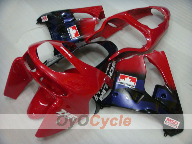 Kit de carénages pour NINJA ZX-9R 98-99 - Rouge, Noir - Style usine #OYO87903018