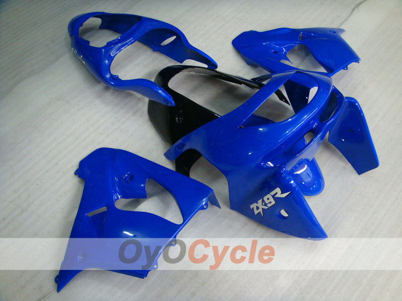 Kit de carénages pour NINJA ZX-9R 98-99 - Bleu, Noir - Style usine #OYO87903019