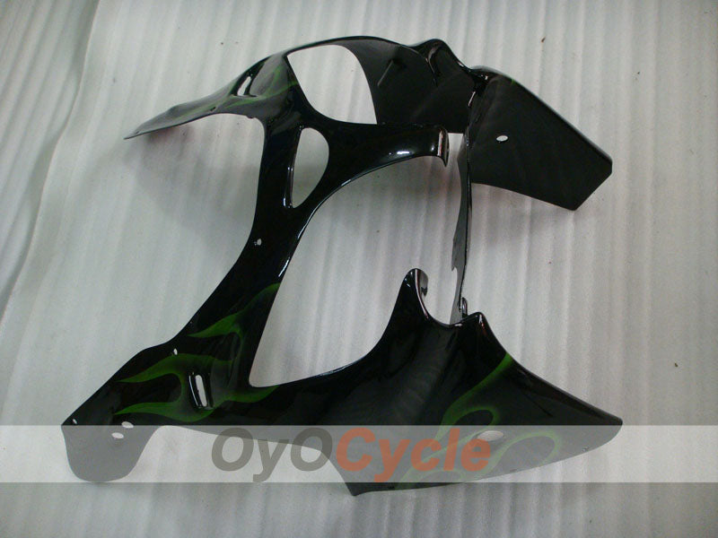 Kit de carénages pour NINJA ZX-9R 00-01 - Vert, Noir - Flamme #OYO87903026