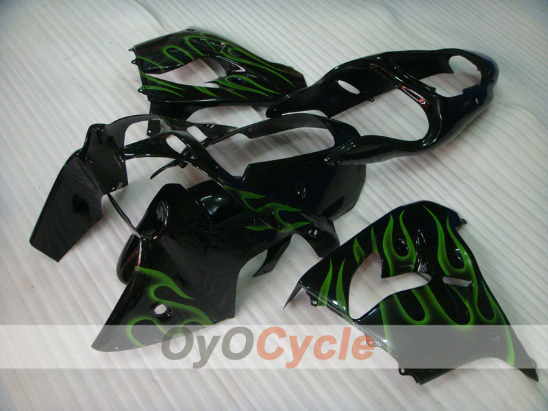 Kit de carénages pour NINJA ZX-9R 00-01 - Vert, Noir - Flamme #OYO87903026 Image secondaire du produit