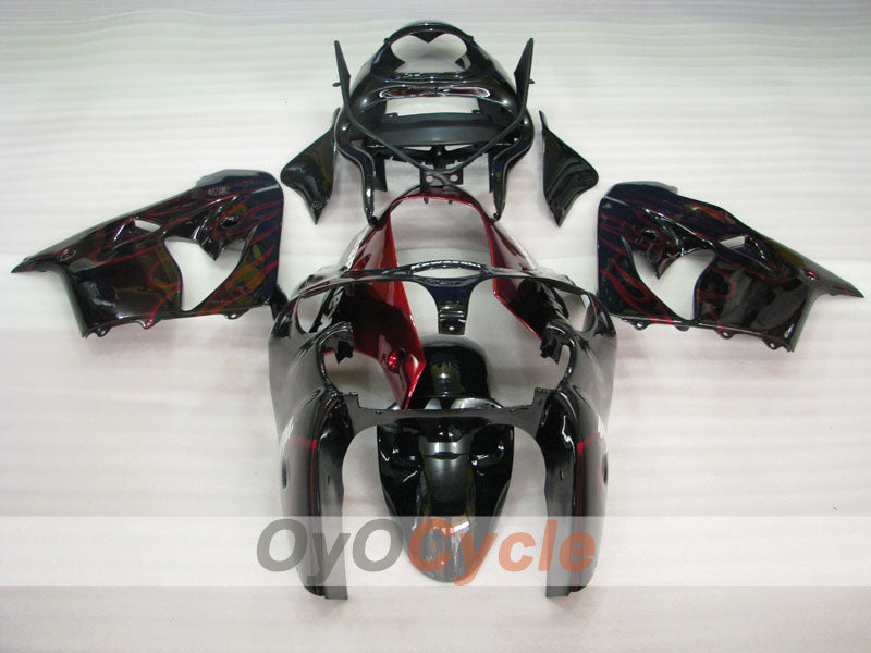 Kit de carénages pour NINJA ZX-9R 00-01 - Rouge, Noir - Flamme #OYO87903027 Image secondaire du produit