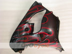 Kit de carénages pour NINJA ZX-9R 00-01 - Rouge, Noir - Flamme #OYO87903027