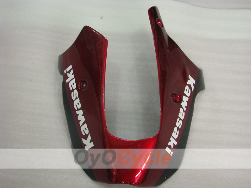 Kit de carénages pour NINJA ZX-9R 00-01 - Rouge, Noir - Flamme #OYO87903027
