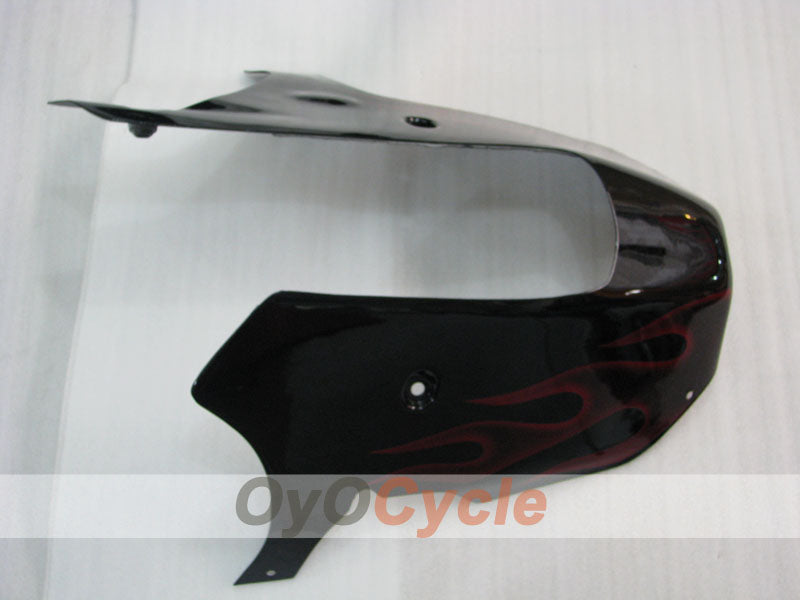 Kit de carénages pour NINJA ZX-9R 00-01 - Rouge, Noir - Flamme #OYO87903028
