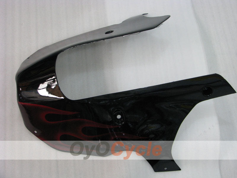 Kit de carénages pour NINJA ZX-9R 00-01 - Rouge, Noir - Flamme #OYO87903028
