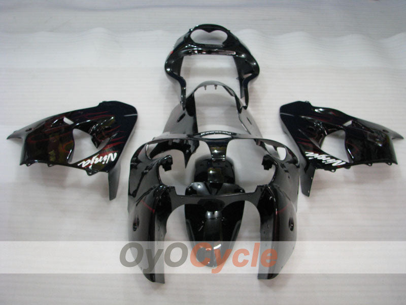 Kit de carénages pour NINJA ZX-9R 00-01 - Rouge, Noir - Flamme #OYO87903028 Image secondaire du produit