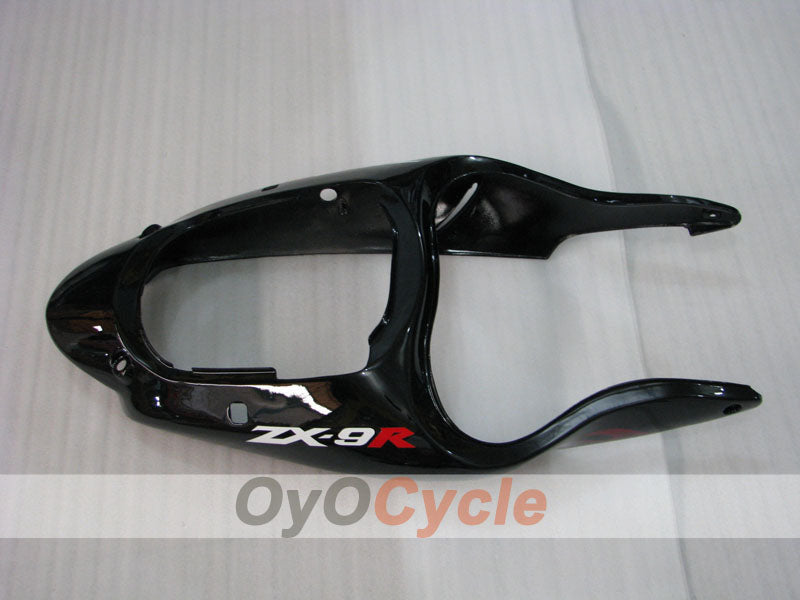 Kit de carénages pour NINJA ZX-9R 00-01 - Rouge, Noir - Flamme #OYO87903028