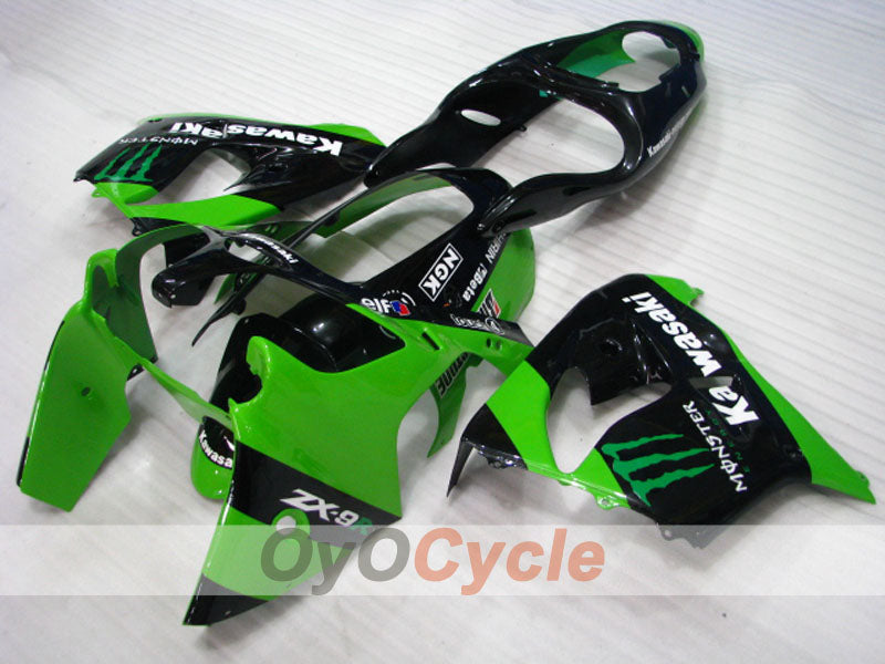 Kit de carénage pour NINJA ZX-9R 00-01 - Vert, noir - Monster #OYO87903031 Image secondaire du produit