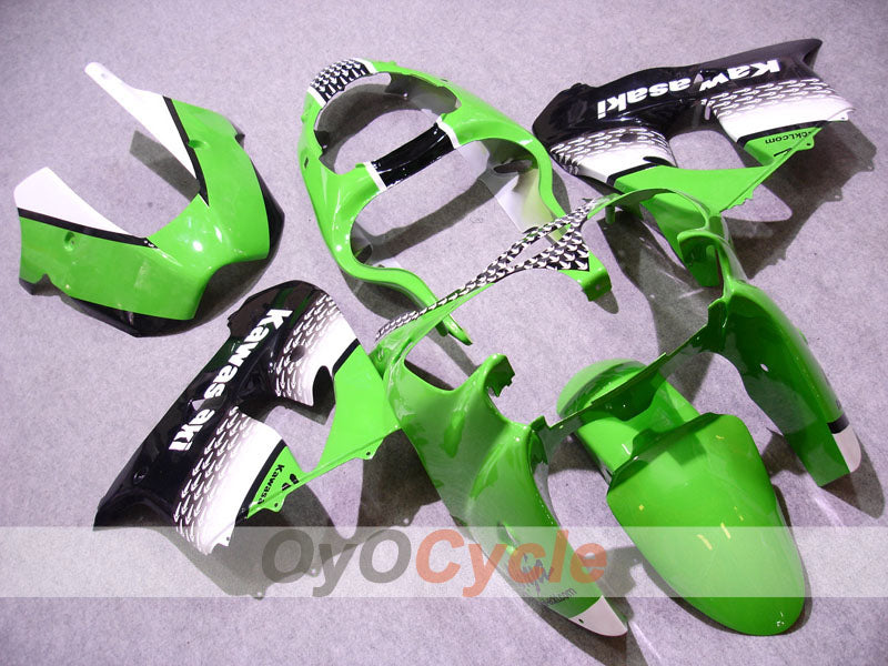 Kit de carénage pour NINJA ZX-9R 00-01 - Vert, noir - Nakano #OYO87903035