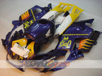 Kit de carénage pour Honda CBR600 F2 91-94 - Jaune, violet - Camel #OYO87903041