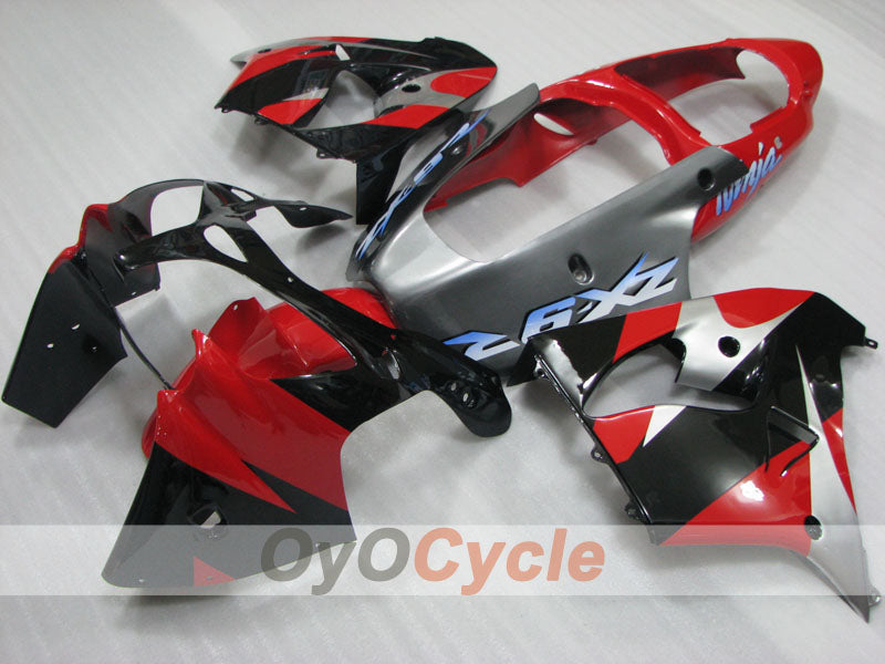 Kit de carénage pour NINJA ZX-9R 00-01 - Rouge, Noir - Style usine #OYO87903048