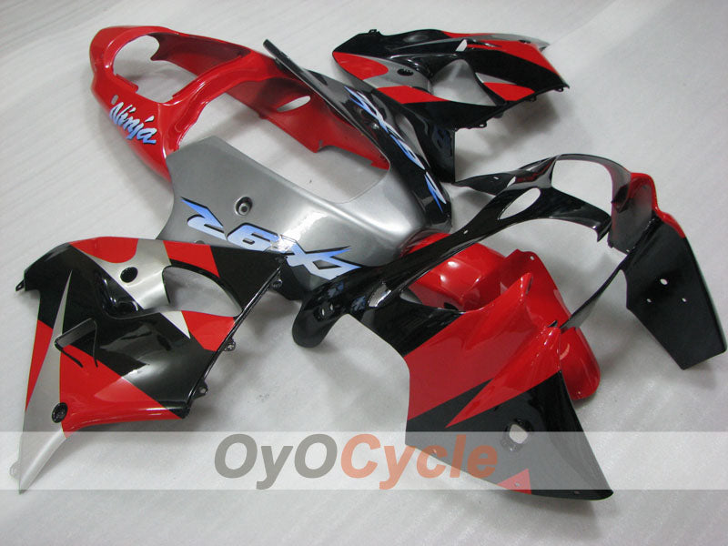 Kit de carénage pour NINJA ZX-9R 00-01 - Rouge, Noir - Style usine #OYO87903048