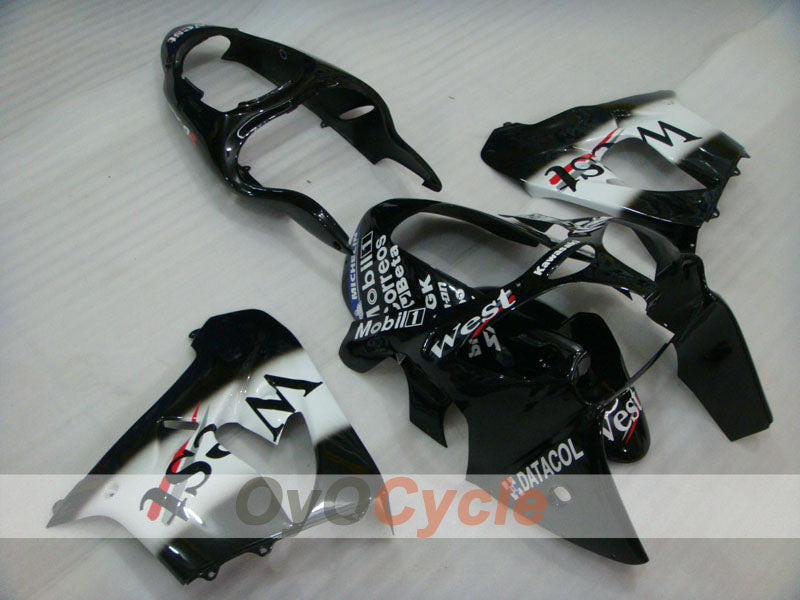 Kit de carénage pour NINJA ZX-9R 00-01 - Blanc, Noir - West #OYO87903049 Image principale du produit