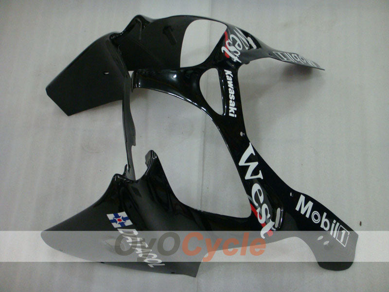 Kit de carénage pour NINJA ZX-9R 00-01 - Blanc, Noir - West #OYO87903049